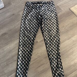 Black Milk Dragon Scale Pattern Leggings